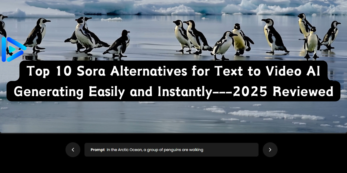 Top 10 Sora Alternatives for Text to Video AI Generating Easily and Instantly---2025 Reviewed