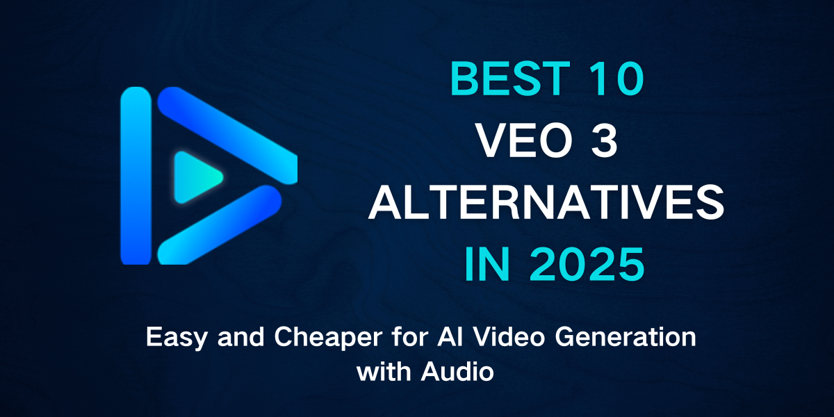 Best 10 Veo 3 Alternatives in 2025: Easy and Cheaper for AI Video Generation with Audio