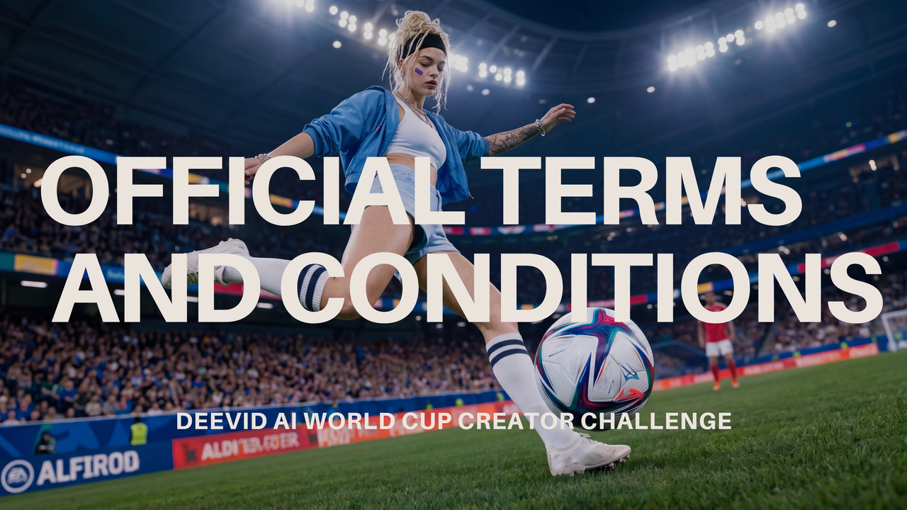 DeeVid AI World Cup Creator Challenge — Official Terms and Conditions
