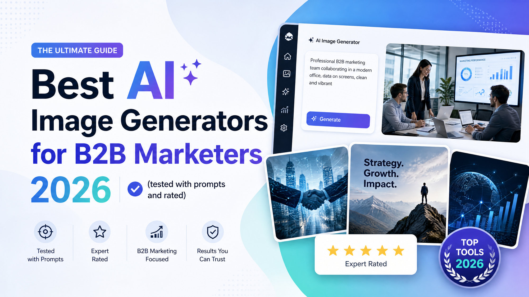 Best AI Image Generators for B2B Marketers 2026 (tested with prompts and rated)