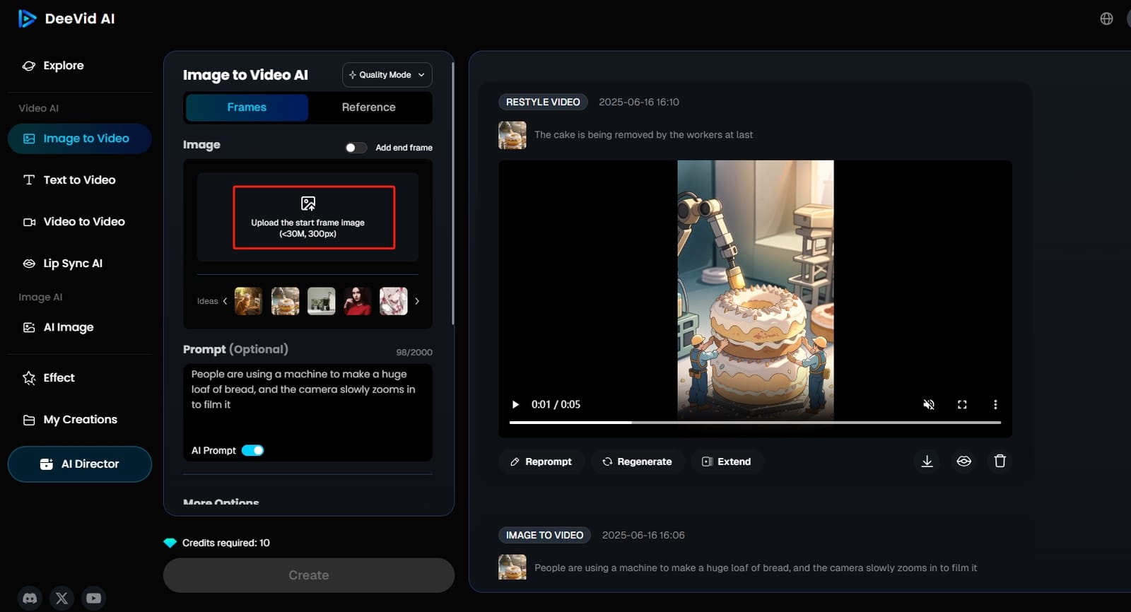 How to Use Deevid AI to Make Veo 3 ASMR Glass Fruit Cutting Videos